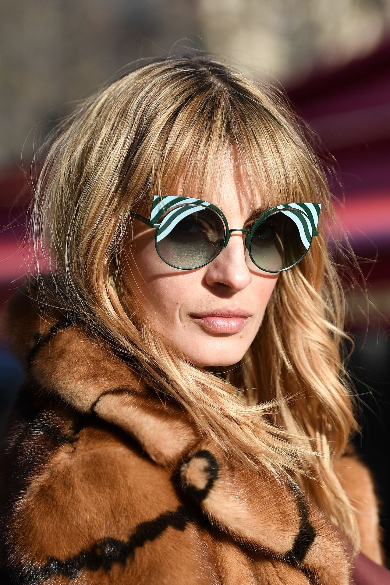 Sveva Alviti wearing Bulgari Bag and Sunglasses is seen at Rodeo