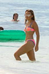 Tallia Storm in Pink Bikini - Beach in Barbados, December 2016