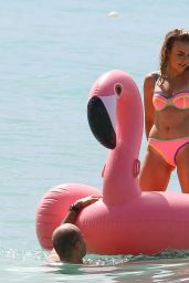 Tallia Storm in Pink Bikini - Beach in Barbados, December 2016