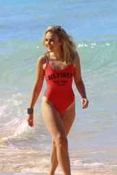 Tallia Storm in Swimsuit - Beach in Barbados 12/29/ 2016
