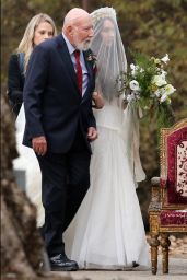 Troian Bellisario - Her Wedding in Santa Barbara, CA 12/10/ 2016