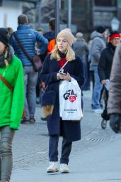 Victoria Monfort - Out and About in Gstaad, Switzerland 12/28/ 2016