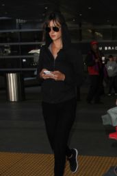 Alessandra Ambrosio at the LAX Airport in Los Angeles 01/26/ 2017