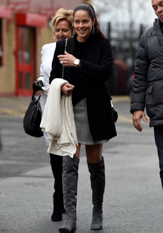 Ana Ivanovic - Arriving at Old Trafford in Manchester 12/31/ 2016