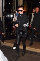 Bella Hadid - Leaving her hotel in Paris, France 01/24/ 2017