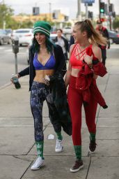 Bella Thorne in Spandex - Out in Los Angeles 1/5/ 2017 