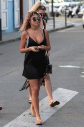 Chantel Jeffries - Showing Off Her Stunning Figure in a Little Black Dress, Los Angeles 1/1/ 2017