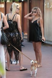 Chantel Jeffries - Showing Off Her Stunning Figure in a Little Black Dress, Los Angeles 1/1/ 2017