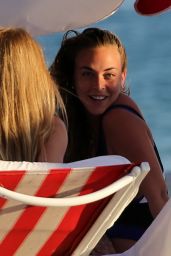 Chloe Green on the Beach With Friends 1/5/ 2017