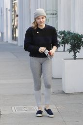Chloe Moretz - Running on Her Way to Portofino Beverly Hills 1/14/ 2017