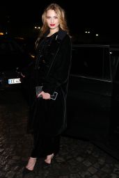 Cosima Auermann - Leaving Giorgio Armani Prive Fall Winter 2017 Show in Paris 1/24/ 2017