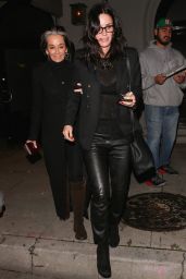 Courteney Cox at Craigs Restaurant in West Hollywood 1/12/ 2017 