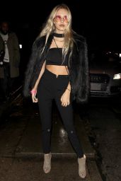 Delilah Belle Hamlin Shows Off Her Midriff - Leaving Peppermint Nightclub in West Hollywood 1/10/ 2017