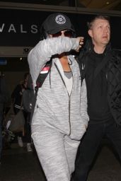 Demi Lovato Travel Outfit - LAX Airport in Los Angeles, CA 1/15/ 2017