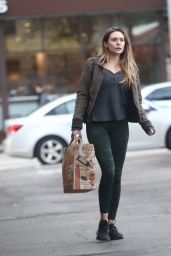 Elizabeth Olsen in Tights - Out in LA 1/15/ 2017