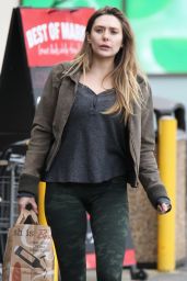 Elizabeth Olsen in Tights - Out in LA 1/15/ 2017