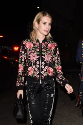 Emma Roberts at Eric Buterbaugh Gallery in Los Angeles 1/6/ 2017