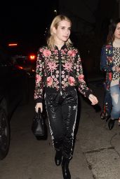Emma Roberts at Eric Buterbaugh Gallery in Los Angeles 1/6/ 2017