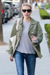 Emma Roberts - Running Errands in West Hollywood, CA 1/17/ 2017
