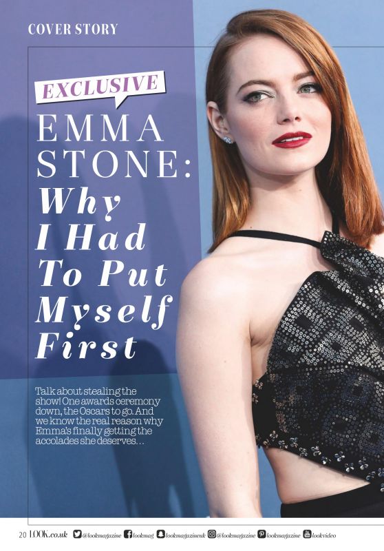 Emma Stone - Look Magazine UK January 23, 2017 Issue