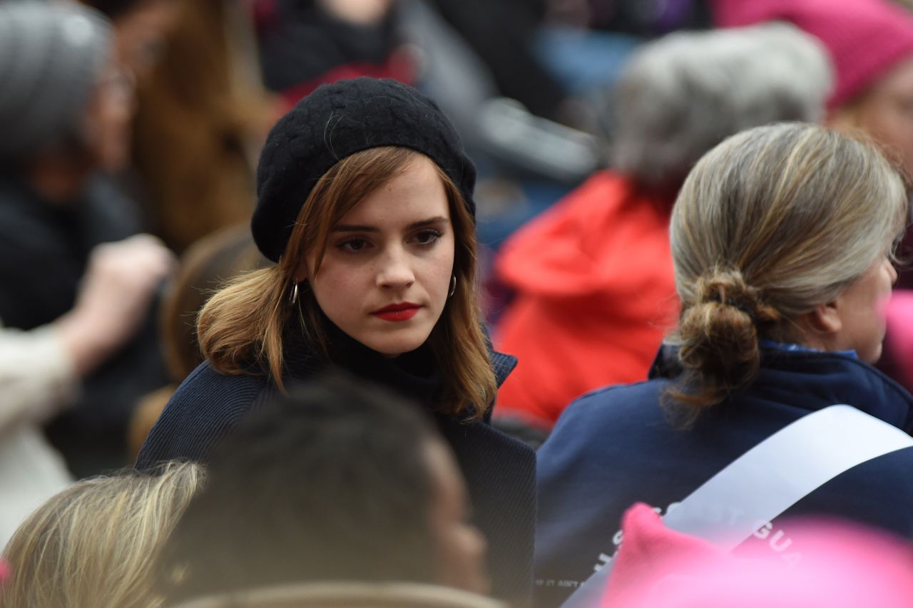 Emma Watson Women’s March in Washington DC