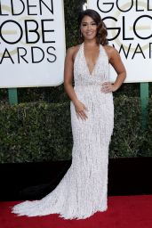 Gina Rodriguez – Golden Globe Awards in Beverly Hills 01/08/ 2017