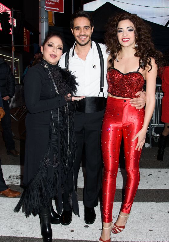 Gloria Estefan & Ana Villafane - Times Square New Years Eve 2017 in NYC 12/31/ 2016