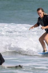 Hilary Duff in Bikini at a Beach in Hanalei, Hawaii 01/01/ 2017
