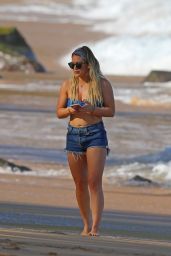 Hilary Duff in Bikini Top at a Beach in Hawaii 1/2/ 2017 - Part II
