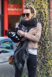 Hilary Duff - Stops by a Gym for a Workout in Studio City 1/24/ 2017 