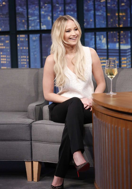 Jennifer Lawrence - Late Night With Seth Meyers New Year’s Eve Special! in NYC 12/31/ 2016 