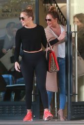 Jennifer Lopez and Leah Remini Shopping at Barneys New York in Beverly Hills 1/6/ 2017 