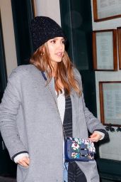 Jessica Alba - Out for Dinner in New York 1/24/ 2017