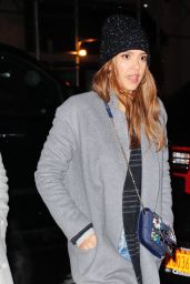 Jessica Alba - Out for Dinner in New York 1/24/ 2017