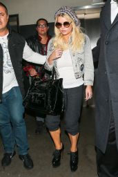 Jessica Simpson at LAX Airport in LA, January 2017