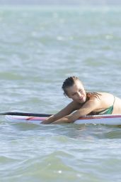 Joanna Krupa Bikini Photos - Paddleboarding Miami 1/3/ 2017