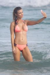 Joanna Krupa in Bikini on the Beach in Miami 12/31/ 2016