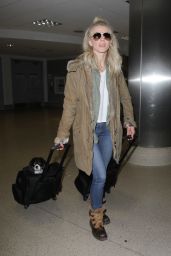 Julianne Hough Travel Outfit - LAX Airport in Los Angeles 1/4/ 2017 