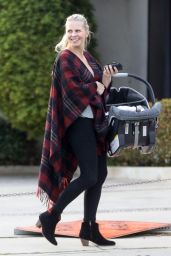 Kayte Walsh - Takes Her Newborn Out For Lunch in West Hollywood 1/2/ 2017