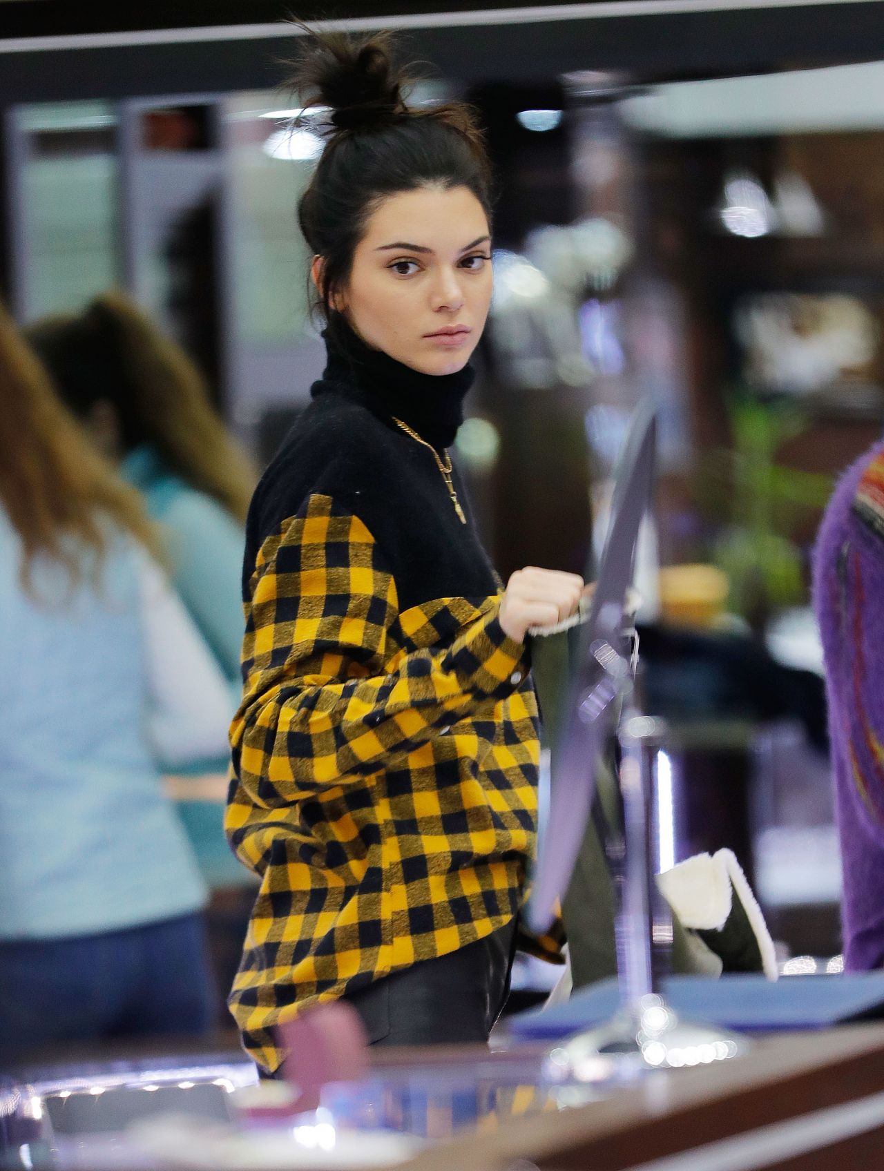 Kendall shopping in NYC