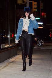 Kendall Jenner Winter Style - Out in New York City 1/15/ 2017