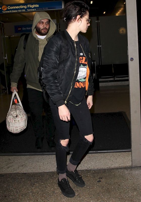 Kristen Stewart - LAX Airport in Los Angeles 1/17/ 2017