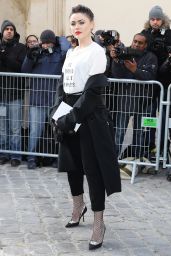 Kristina Bazan - Dior Fall Winter 2017 Show in Paris 1/23/ 2017