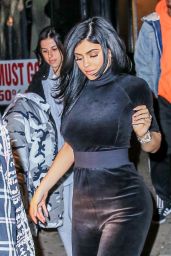 Kylie Jenner - Leaving a Recording Studio in New York City 1/16/ 2017