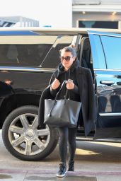 Lea Michele - Prepares to Depart Form LAX in Los Angeles 1/24/ 2017
