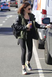 Lily Collins at a Gym in Beverly Hills 1/27/ 2017