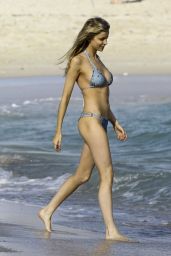 Louisa Warwick in Bikini on the Beach in Miami 12/31/ 2016