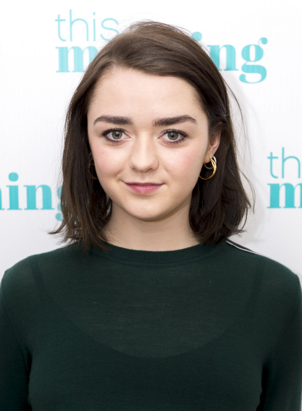 Maisie Williams at This Morning in London 1/24/ 2017