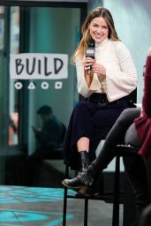Melissa Benoist - Build Series in New York City, January 2017