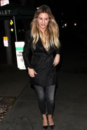 Morgan Stewart - Dines Out at Madeo Restaurant in West Hollywood 1/13/ 2017